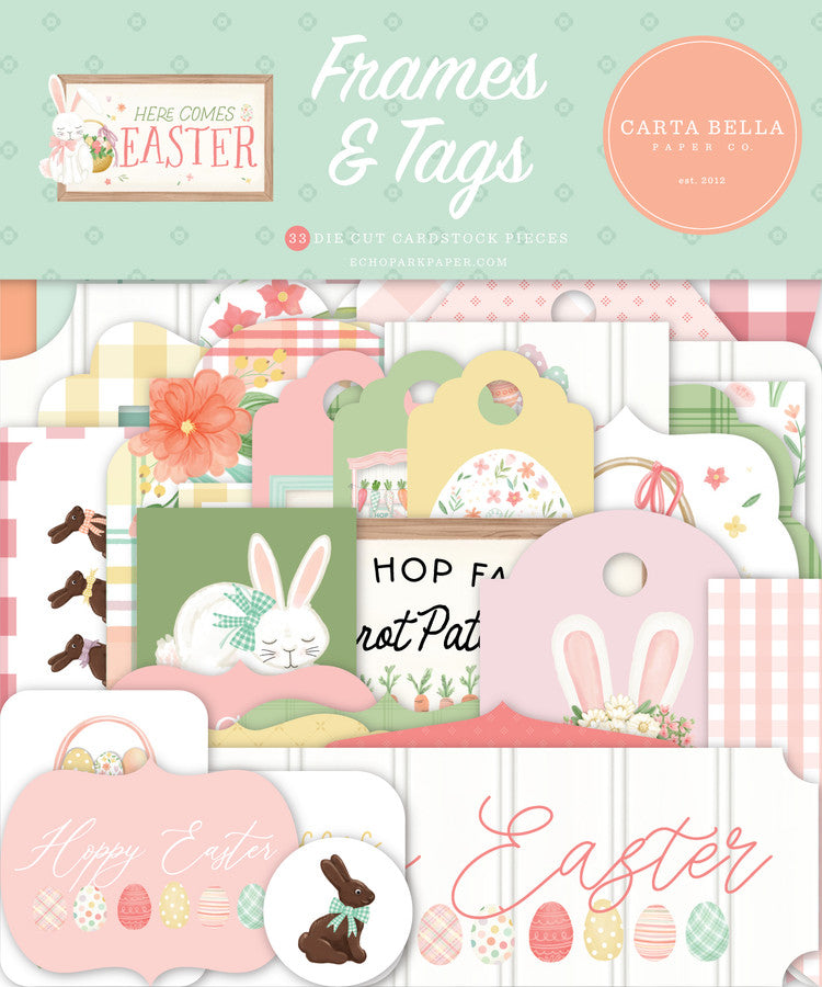 Carta Bella - Here Comes Easter - Frames & Tags *LAST CHANCE*