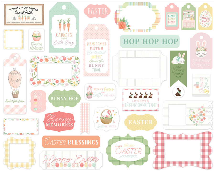 Carta Bella - Here Comes Easter - Frames & Tags *LAST CHANCE*