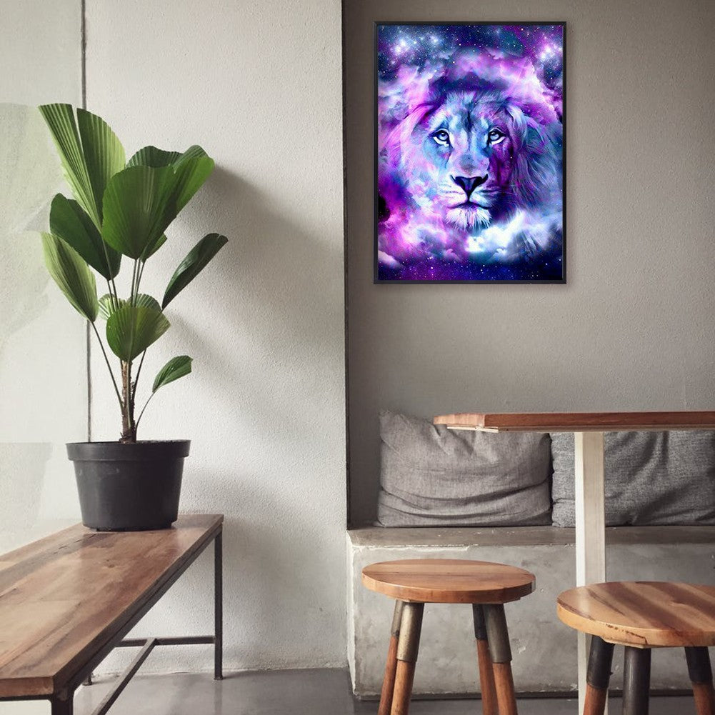Craspire 5D DIY Diamond Painting Animals Canvas Kits, with Resin Rhinestones, Diamond Sticky Pen, Tray Plate and Glue Clay, 30x20x0.02cm, 4Set/Pack