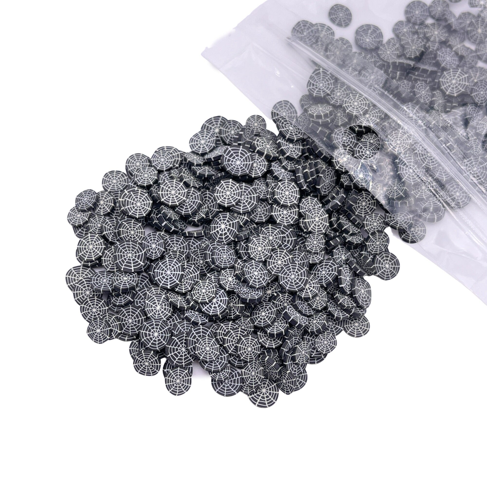 Black Spiderweb Polymer Clays