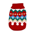 Red Warm Knitted Pet Dogs Cats Sweater Winter Clothes